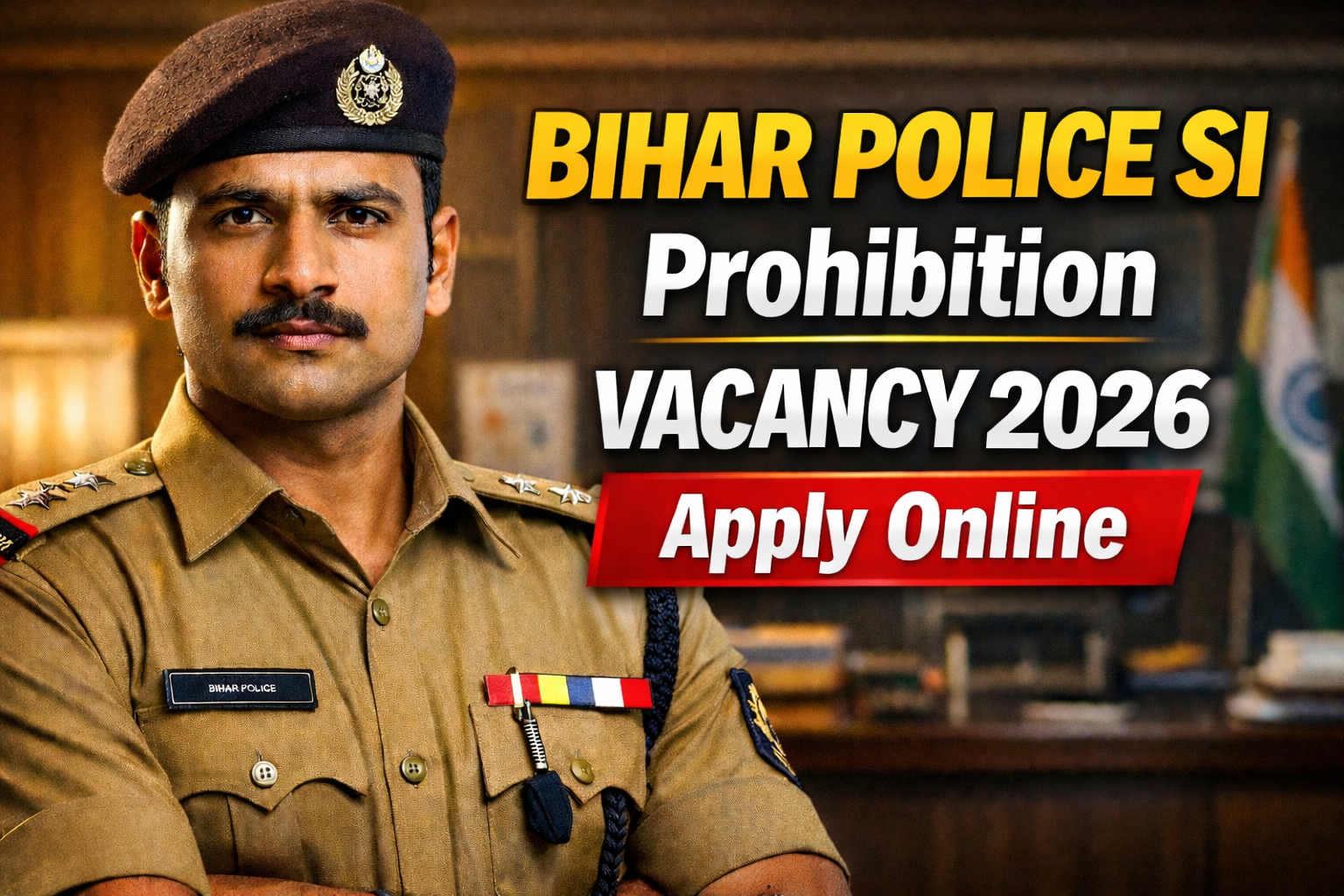 Bihar Police SI Prohibition Vacancy 2026
