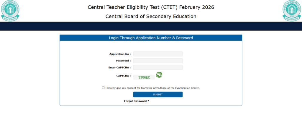 CTET Feb Admit Card 2026