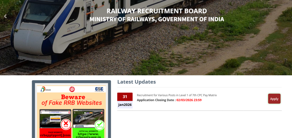 RRB GROUP D Vacancy 2026