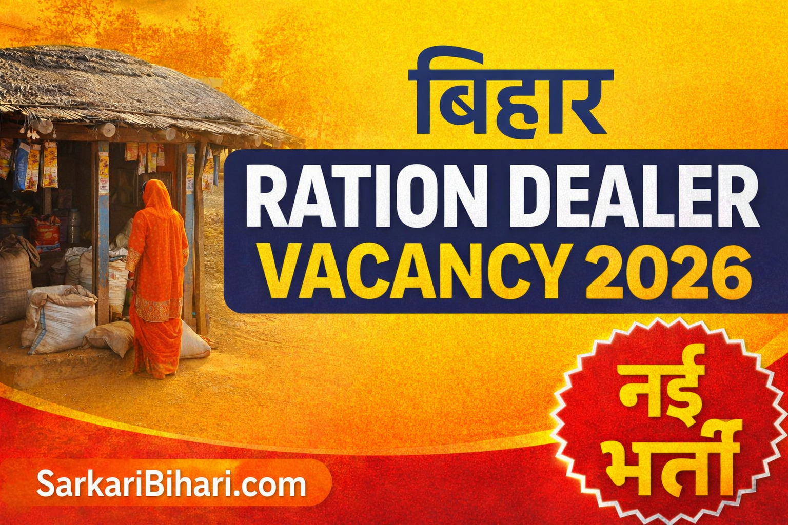 Sitamarhi Ration Dealer Vacancy 2026