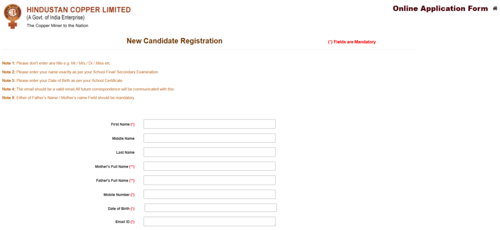 Hindustan Copper Limited Recruitment 2026