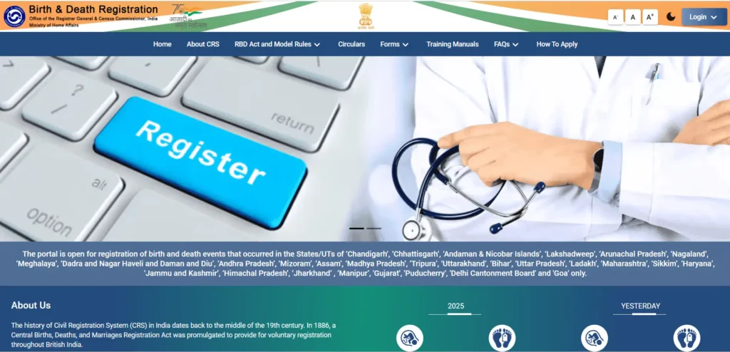 CRS Birth Certificate Bihar
Birth Certificate Bihar Online
Bihar Birth Certificate Download
जन्म प्रमाण पत्र बिहार
birth certificate