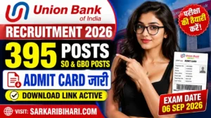 Union Bank of India Recruitment 2026 Union Bank SO Recruitment 2026 Union Bank Officer Vacancy 2026 Union Bank Apply Online 2026 Union Bank of India Admit card