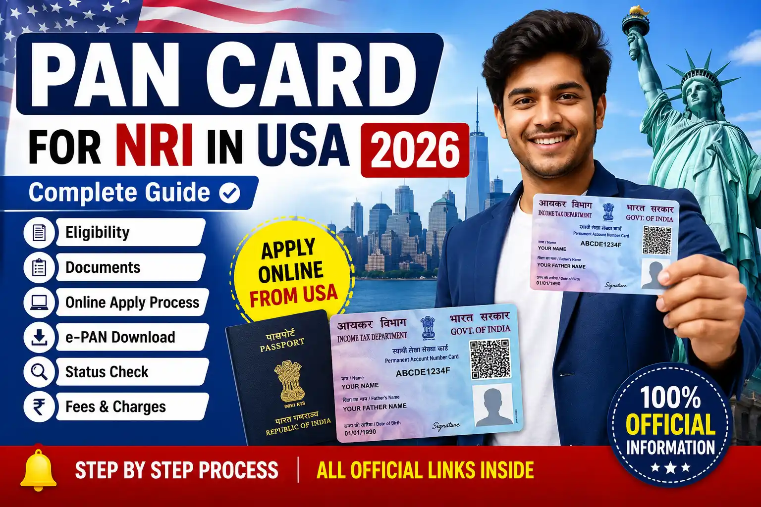 PAN Card for NRI in USA 2026