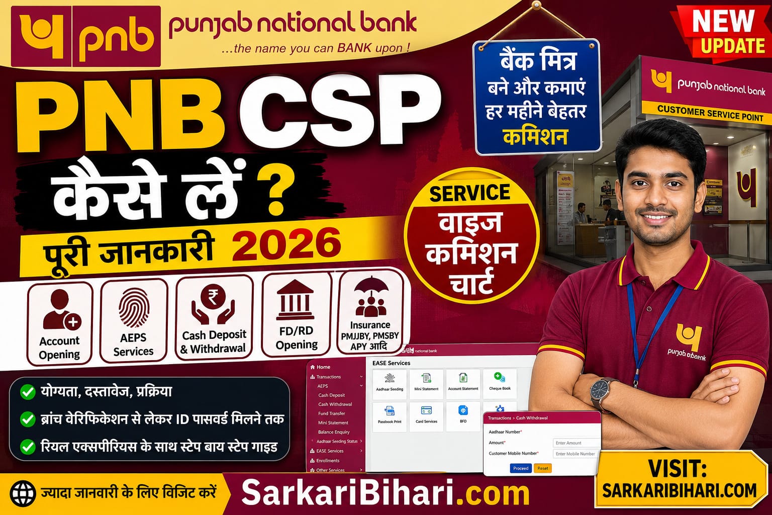 PNB CSP Kaise Le PNB CSP Registration PNB Bank Mitra PNB BC Apply Process pnb csp